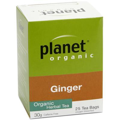 Planet Organic Ginger 30g 25s Tea Bags