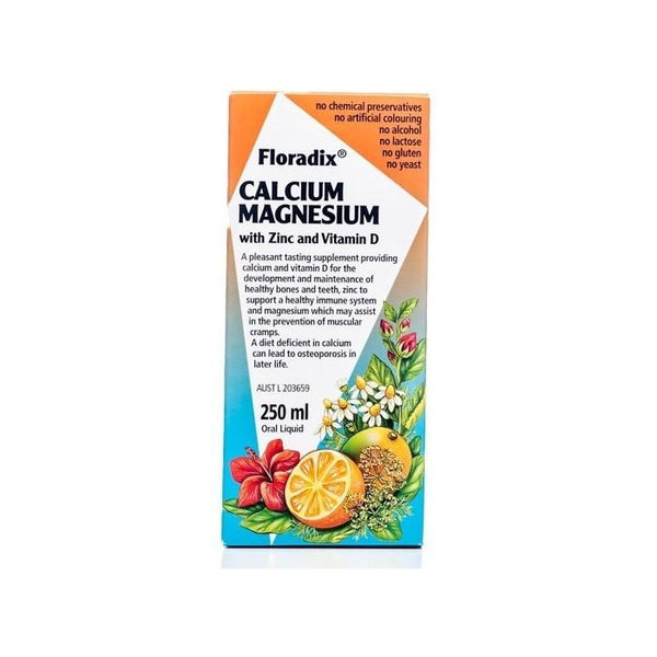 Floradix Calcium Magnesium Zinc + Vit D 250ml