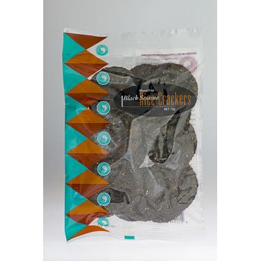 SpiralFoods Black Sesame Cracker 75g