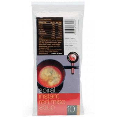 SpiralFoods Instant Red Miso Soup 70g 10pk