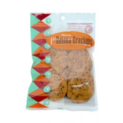 SpiralFoods Black Sesame Quinoa Crackers 65g