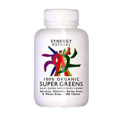 Synergy Natural Super Greens Organic 200t