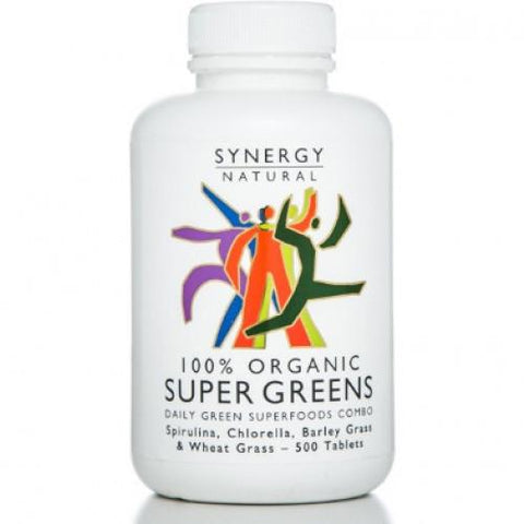 Synergy Natural Super Greens Organic 500t