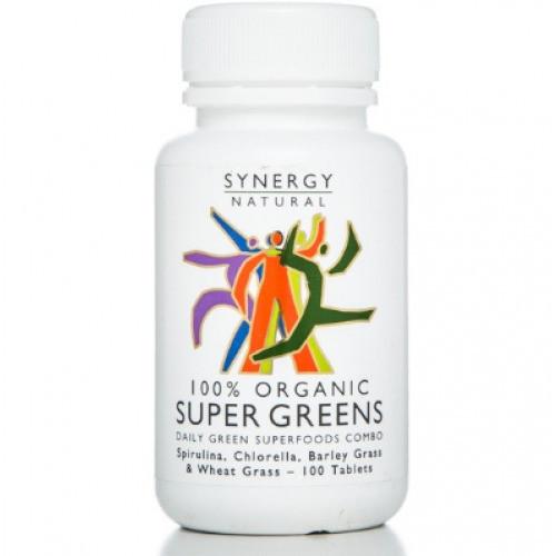 Synergy Natural Super Greens Organic 100t