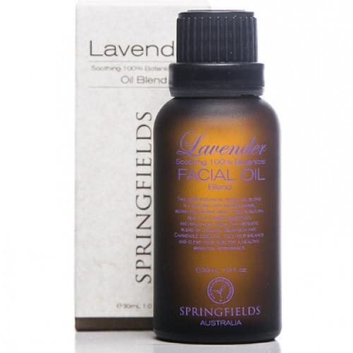 Springfields Facial Oil Blend Lavender 30ml