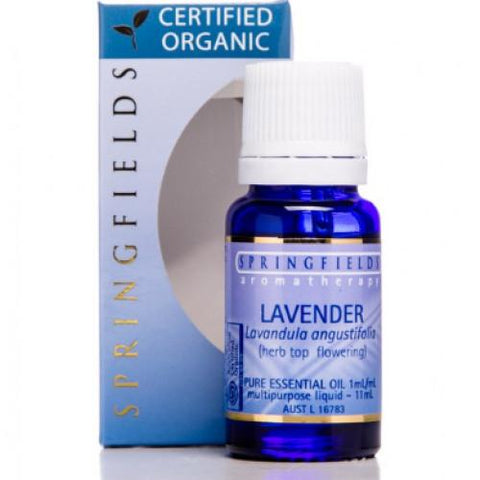 Springfields Aromatherapy Lavender Organic 11ml