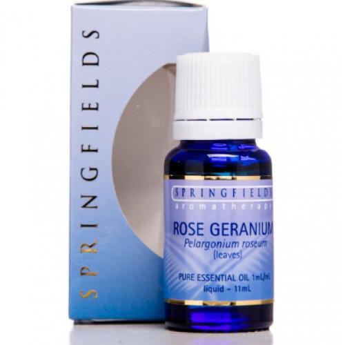 Springfields Aromatherapy Rose Geranium 11ml