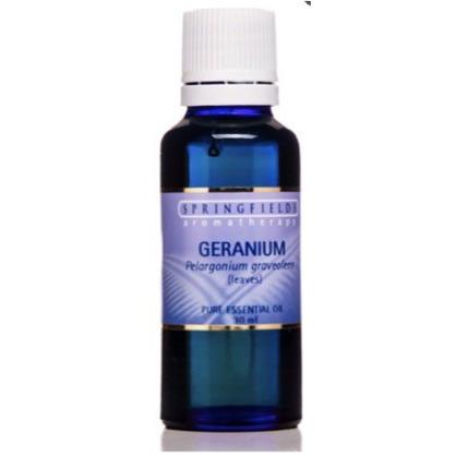 Springfields Aromatherapy Rose Geranium 30ml