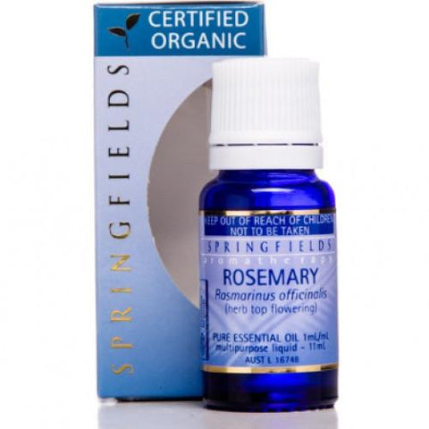 Springfields Aromatherapy Rosemary Organic 11ml