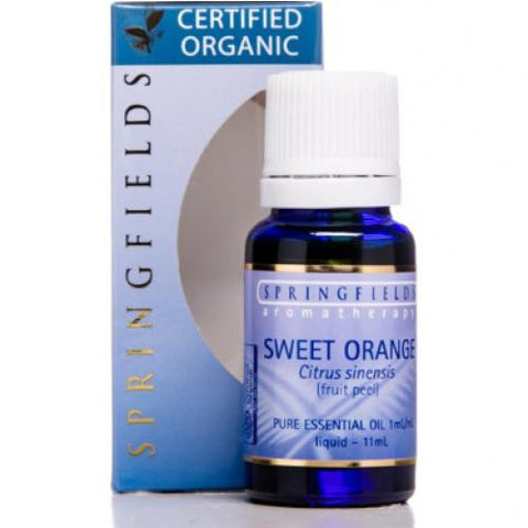 Springfields Aromatherapy Orange Sweet Organic 11ml