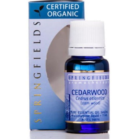 Springfields Aromatherapy Cedarwood Organic 11ml