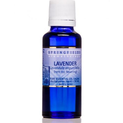 Springfields Aromatherapy Lavender Organic 30ml