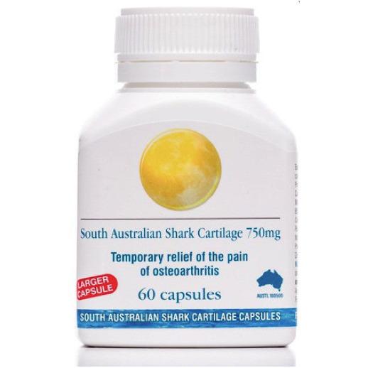 South Australian Shark Cartilage 750mg 60c