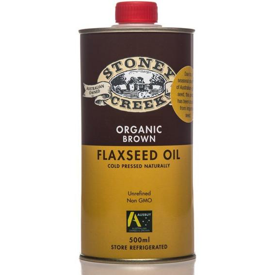 Stoney Creek Flax Oil Brown 500ml * Organic