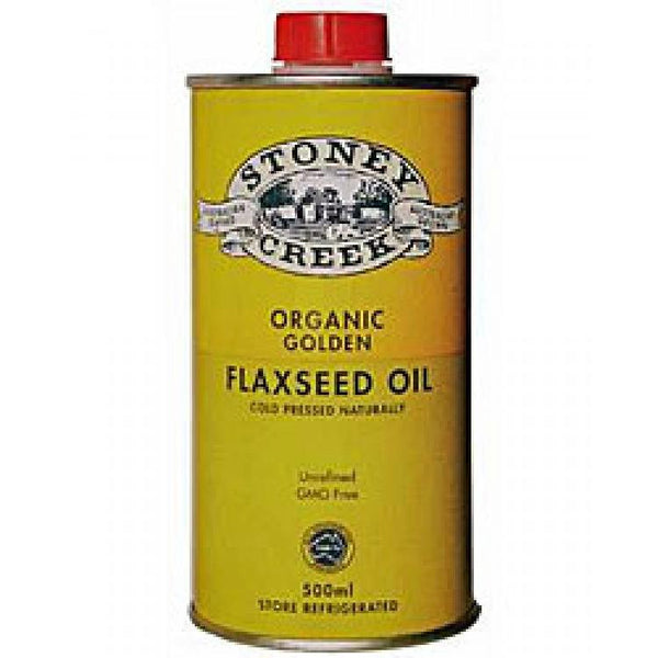 Stoney Creek Flax Oil Golden 500ml * Organic