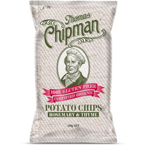 Thomas Chipman Rosemary & Thyme Potato Chips 100g