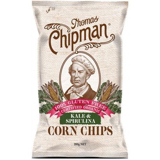 Thomas Chipman Kale & Spirulina Corn Chips 200g