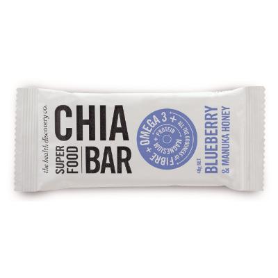 The Health Discovery Chia Blueberry Superfood Bar 40g