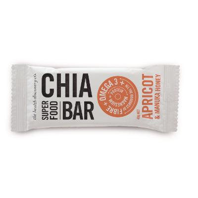 The Health Discovery Chia Apricot Superfood Bar 40g