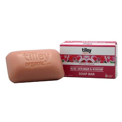 Tilley Soaps Organic Rose Geranium &Rosehip 120g