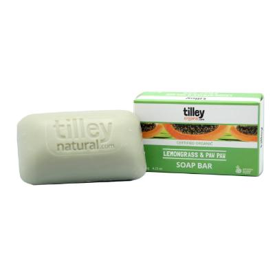 Tilley Soaps Organic Lemongrass & Paw Paw 120g