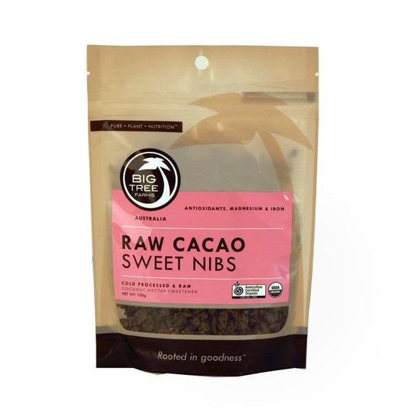 Big Tree Organic Raw Cacao Nibs Sweet 100g