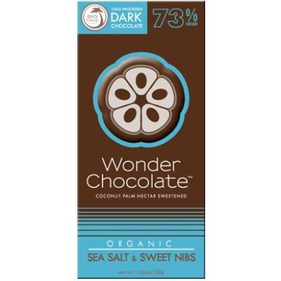 Big Tree Org Raw Choc 73% Salt&Swt Nibs 30g