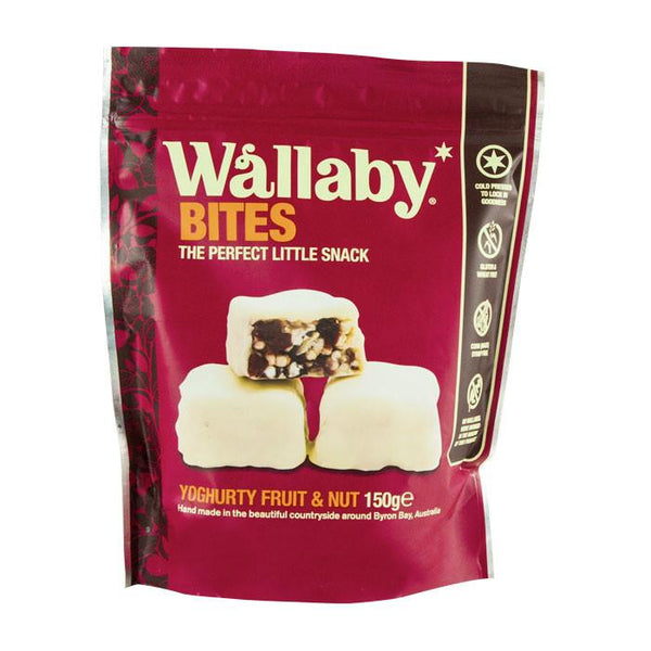 Wallaby Bites Yoghurt Fruit & Nut 150g