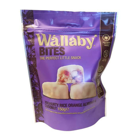 Wallaby Bites Yoghurty Orange Almond Coconut 150g