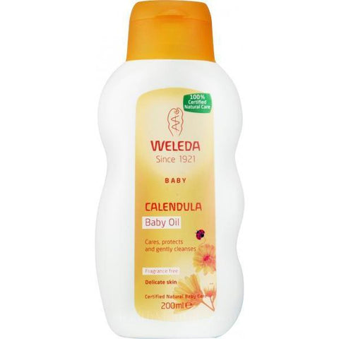 Weleda Calendula Baby Oil Frag Free 200ml