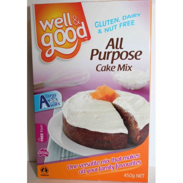 Well & Good All Purpose Cake Mix 450g