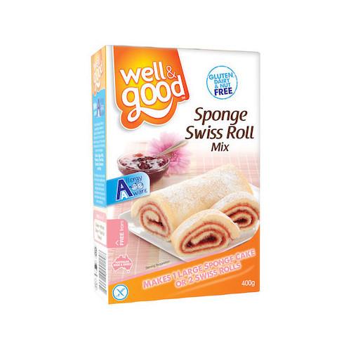 Well & Good Sponge Swiss Roll Mix 400g