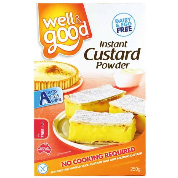 Well & Good Instant Custard Mix 250g