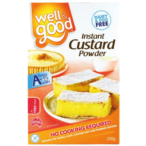 Well & Good Instant Custard Mix 250g