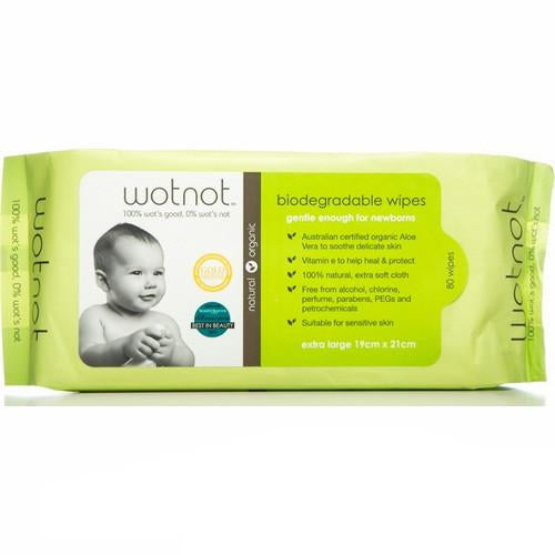 Wotnot Baby Wipes (Biodegradable) 80s