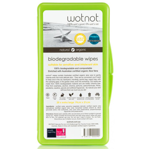 Wotnot Travel Wipes Hard Case 20s