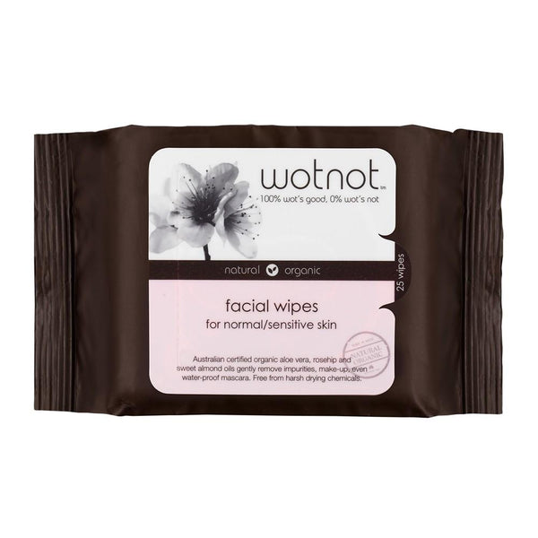 Wotnot Facial Wipes Oily Skin 25s