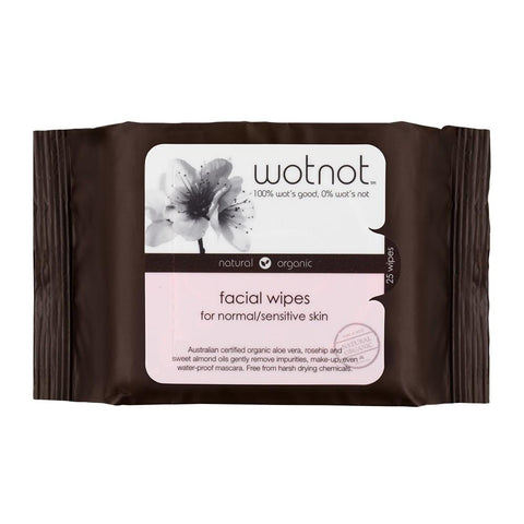 Wotnot Facial wipes Dry Skin 25s