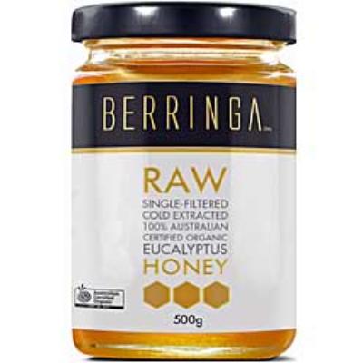 Berringa Raw Organic Eucalyptus Honey 500g