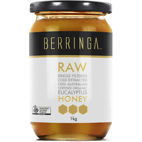 Berringa Raw Organic Eucalyptus Honey 1kg