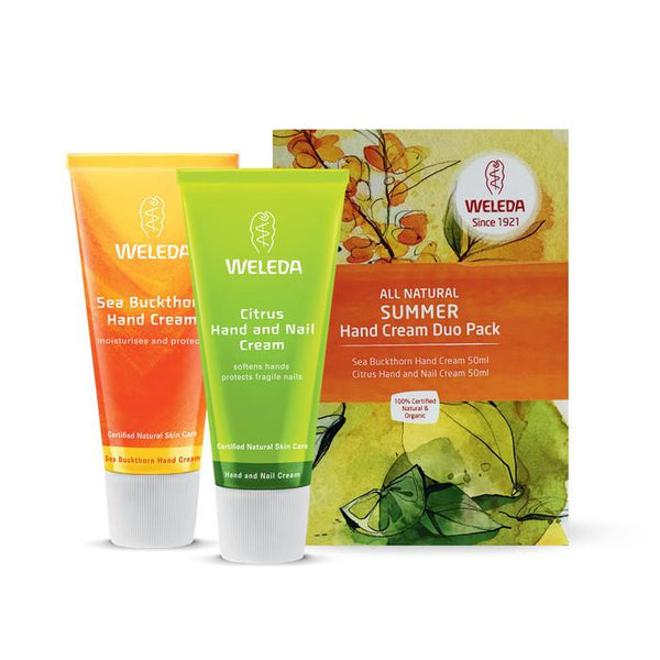 Weleda Summer Hand Cream Pack Citrus 50ml & SeaBuckthor 50ml