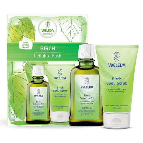 Weleda Birch Cellulite Pack Body Scrub & Cellulite Oil